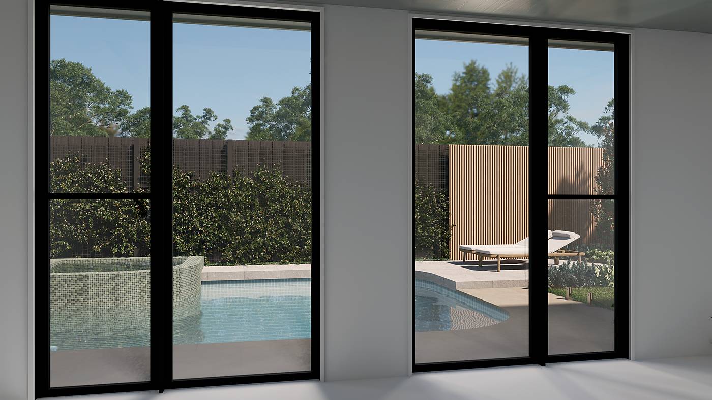 Raleigh Street, Thornbury, Melbourne. 3D render of the landscape design