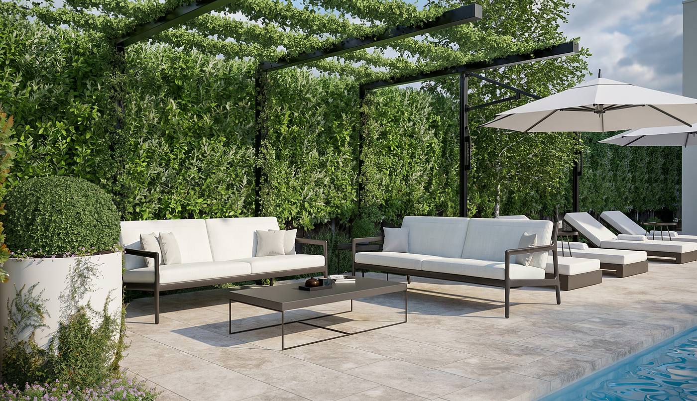 The Avenue, Malvern East, Melbourne. 3D render of the landscape design