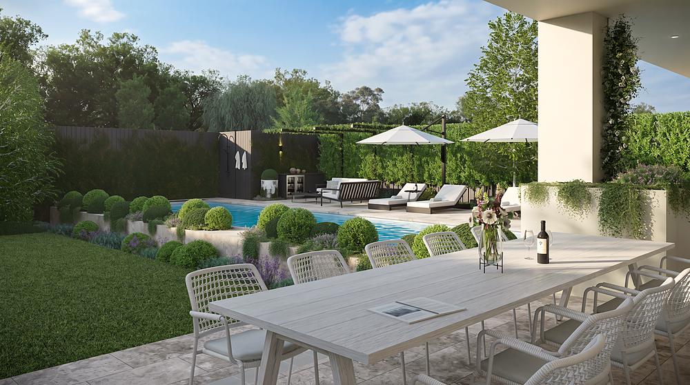The Avenue, Pool + Garden